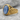 Kyanite Falcon Hood Ring, gold vermeil, side view product photo