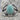 Amazonite Willow Enamel Ring, oxidized silver, product view