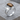 Tiger Eye Bridle Rein Ring, polished silver product photo