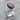 Tiger Eye Saddle Shield Ring in polished silver, angled front view