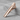 Stepped Rail Tie Clip Accessory, rose gold, angled product photo