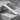 Double Groove Tie Clip Accessory, polished silver, product view