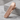 Herringbone Panel Tie Clip Accessory, rose gold, angled product photo