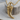 Bobcat Claw Knotcap Pendant, gold vermeil finish view