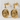 Great Wave Foam Arc Earring — 18K Gold Vermeil, gold vermeil, product photo