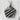 Fukinsei Unequal Ridges Pendant — 18K Gold Vermeil, oxidized silver finish, front view