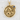 Great Wave Fuji Hollow Pendant — 18K Gold Vermeil, gold vermeil, front view product photo