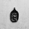 925 sterling silver self made woman pendant featuring a female figure carving herself from stone