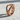 Open Arch Ring, rose gold, three-quarter standing view