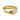 14K gold vermeil over 925 sterling silver Mobius strip ring isolated against a clean white background.