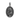 925 sterling silver Saint Paul pendant featuring detailed facial relief and book design on a clean white background.