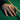 Industrial punk style We Exist ring worn on hand holding a pool cue highlighting the rough textured band