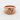 Aquarius Water Bearer Ring, rose gold, front view on textured surface
