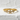 Triple Star Ring, gold vermeil, front view on white stone surface