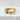 Scroll Heart Ring, gold vermeil, angled perspective view showing scrollwork