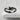 Clasping hands ring, black rhodium plated finish, front view