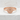 King Kanji Ring, rose gold, front view on white stone surface