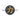 Kanji Strength Medallion Ring, front view on white