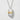 Spam Musubi Pendant, two-tone finish, angled view on white surface