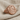 Our Lady of Guadalupe Ring in rose plated silver, three-quarter view on linen