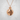 Persephone Split Pomegranate Pendant, rose gold finish, front view on white background