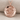 June Rose Birth Flower Pendant, rose gold, front view