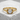 Dragon Claw Moonstone Ring, gold vermeil, front view