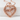Dragon Heart Pendant, rose gold, product photo on white surface