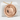 Hammered Ouroboros Pendant, rose gold, product photo on pedestal