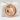 Hammered Ouroboros Pendant, rose gold, product photo on pedestal