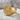 US Veteran Eagle Ring, gold vermeil, angled product photo on stone