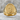 San Judas Tadeo Ring, gold vermeil finish, front view on stone