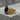 Compass Onyx Ring, gold vermeil, product photo on stone pedestal