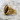 Tiger Eye Oak Ring, gold vermeil, product photo on stone