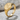 Oval Kintsugi Signet Ring, gold vermeil, angled view on stone