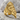 Ryu Japanese Dragon Ring, gold vermeil, angled view on stone