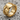 Brutalist Fracture Ring, gold vermeil, product photo on stone surface