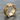 Molten Drip Ring, gold vermeil, product view on stone