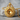 Compass Medallion Pendant, gold vermeil, front product photo on stone