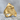 Eagle Archer Ring, gold vermeil, product photo on stone