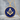 Masonic Blue Lodge Pendant, gold vermeil, product photo on stone