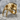 Saber Tooth Skull Ring, gold vermeil, three-quarter view on stone