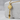 Samurai Spear Pendant in gold vermeil, front view on concrete block