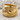 Mount Fuji Great Wave Ring, gold vermeil, product photo on stone