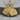 Hearts Royal Flush Pendant, gold vermeil, product photo on wood surface