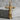 Holy Trinity Crucifix Pendant, gold vermeil, front view on stone