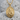 Saint Joseph Medallion Pendant, gold vermeil, front view product photo on stone