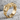 Geometric Block Ring, gold vermeil, product photo on stone surface