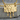 Dripping Ingot Pendant, gold vermeil, front product view on stone
