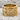 Roman Colosseum ring, gold vermeil, front view on stone